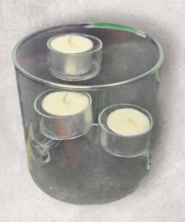 Porta velas cristal