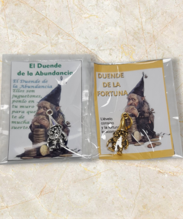 colgante amuleto  Duende de la Fortuna