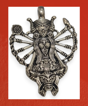 colgante Diosa Durga 8 manos