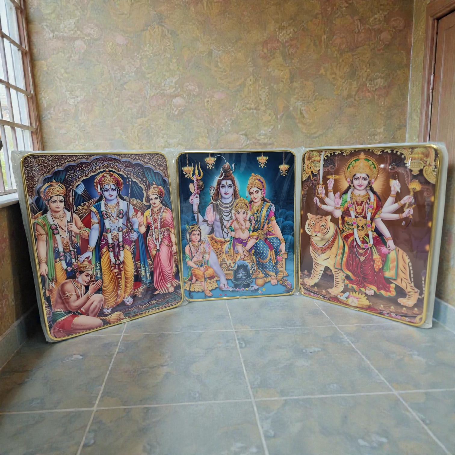 Cuadro decorativo de dioses hindúes