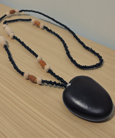 Amuleto, protección, collar de corazón Shangó , corazón de Mar , cayajabo