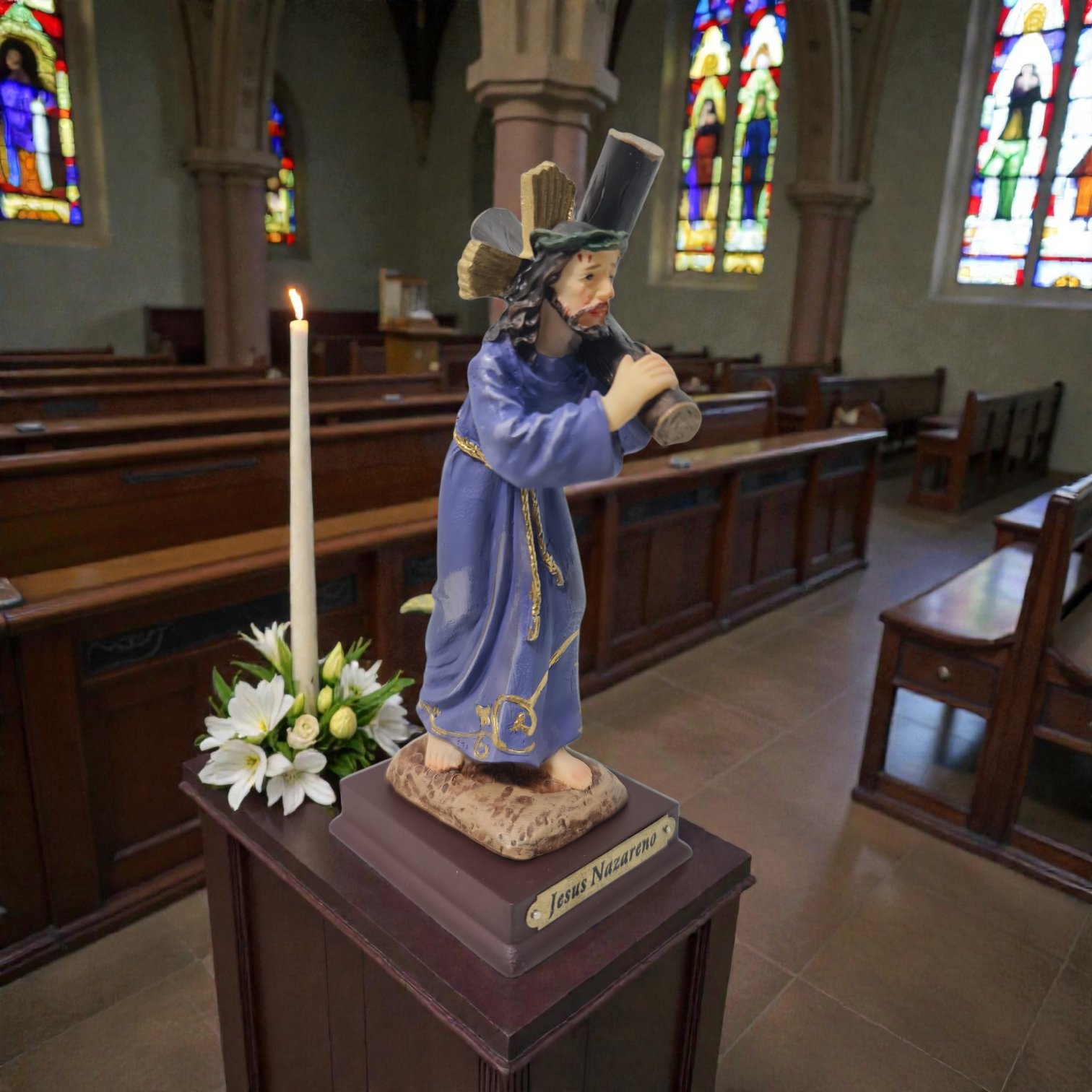 Jesús Nazareno , Santos y Vírgenes católicos , productos Religiosos - Imagen 2