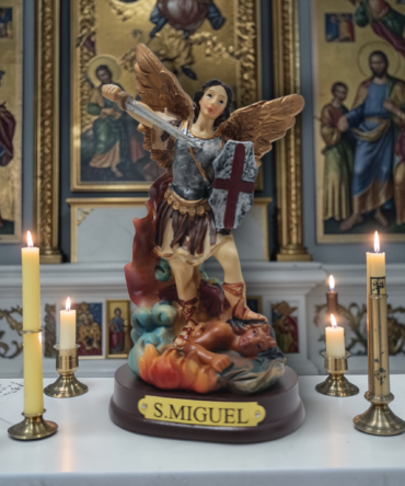 Arcangel San Miguel 13.5cm , Santos y Vírgenes católicos , productos Religiosos