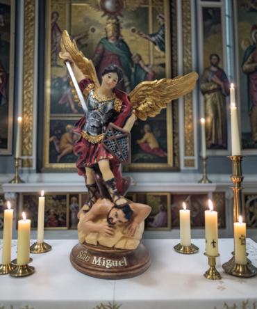 Arcangel San Miguel 15cm , Santos y Vírgenes católicos , productos Religiosos