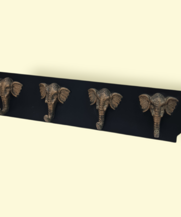 Colgador de cabezas de elefante