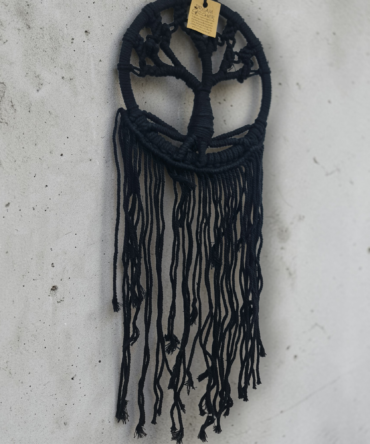 Atrapasueños macrame arbol negro