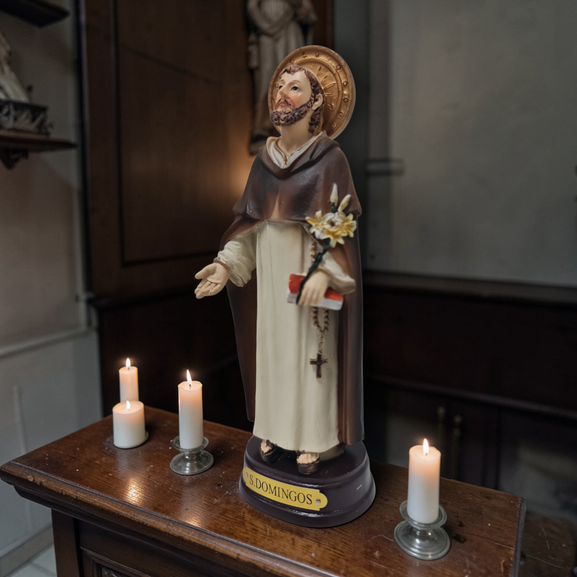 Santo Domingo , Santos y Vírgenes católicos , productos Religiosos - Imagen 2