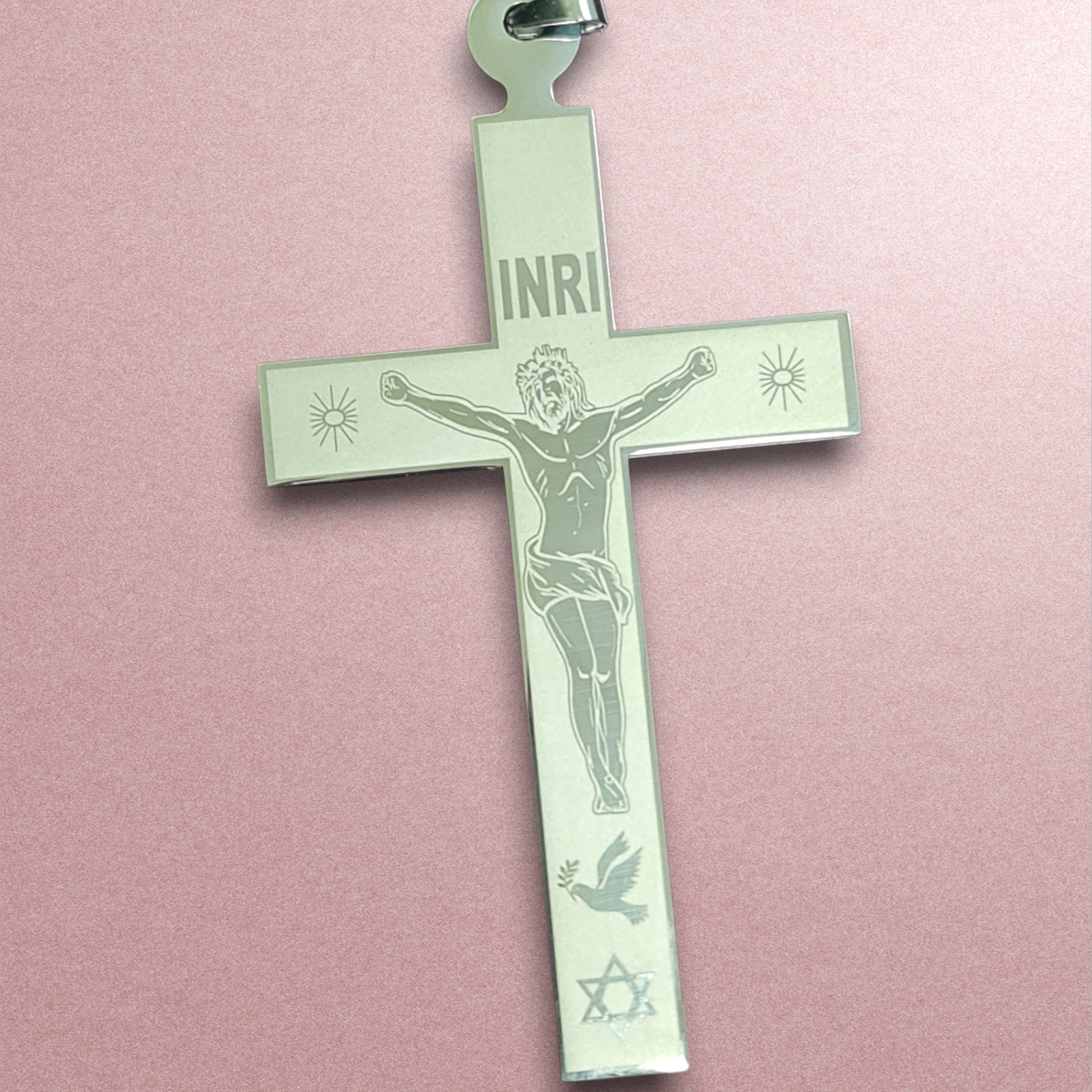 Crucifijo acero