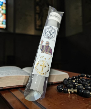 Vela Bujia Conmemorativa visita a Canarias Papa Leon XIV
