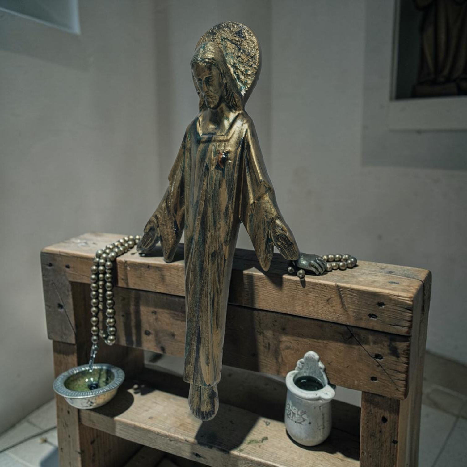 Jesus con manos abiertas 40cm - Imagen 3