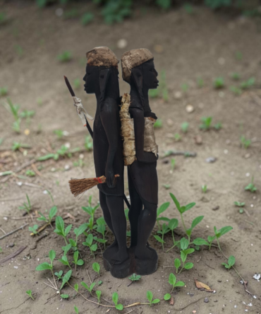 Fetiche Protector de Casas y Hogares (32 cm) - Secretos del Vudú Africano