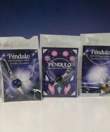 Pendulos bola minerales