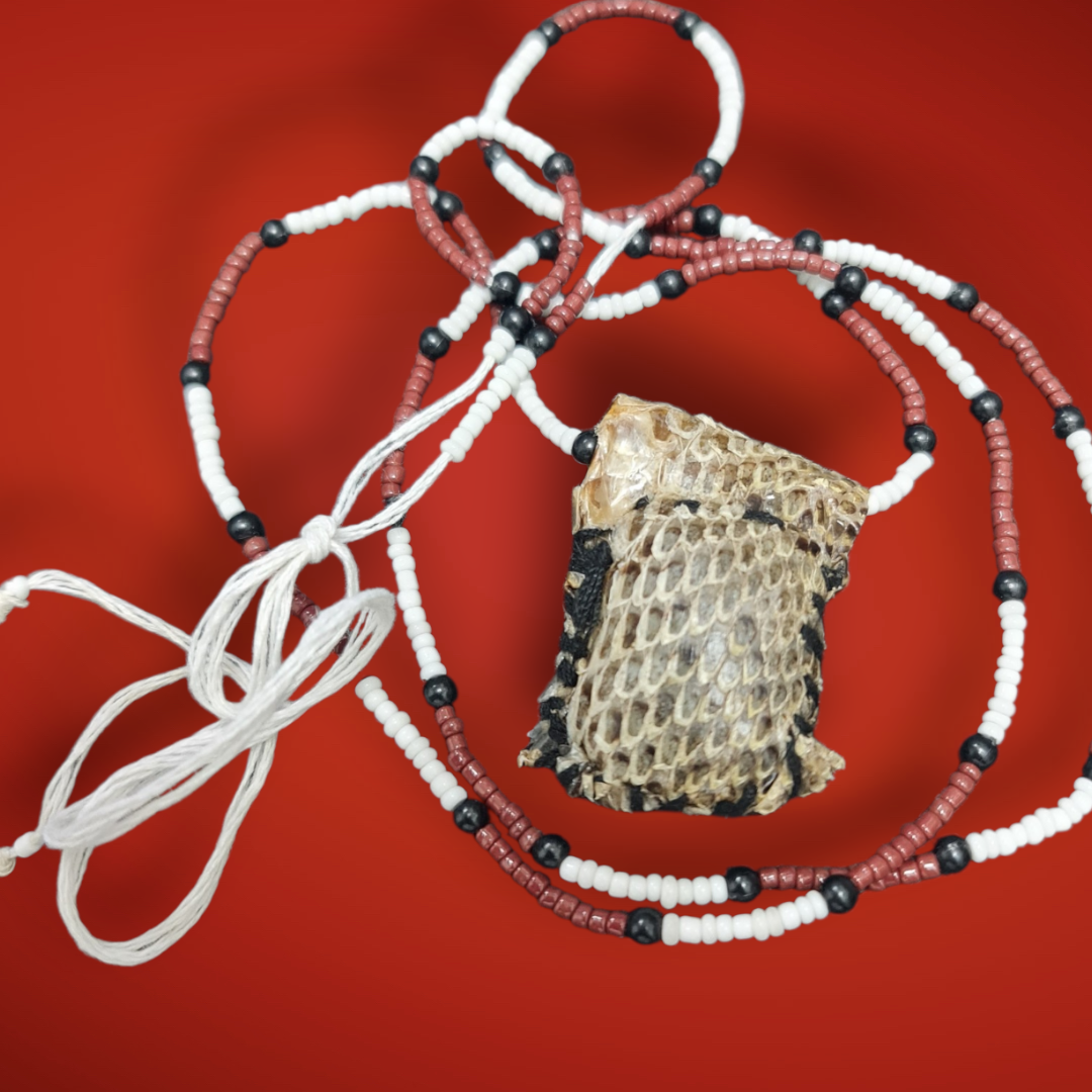 Amuleto serpiente Africano Atraccion amor , sexo , luguria , Templo de la pitón , secretos del vodun , arte tradicional africano - Imagen 2
