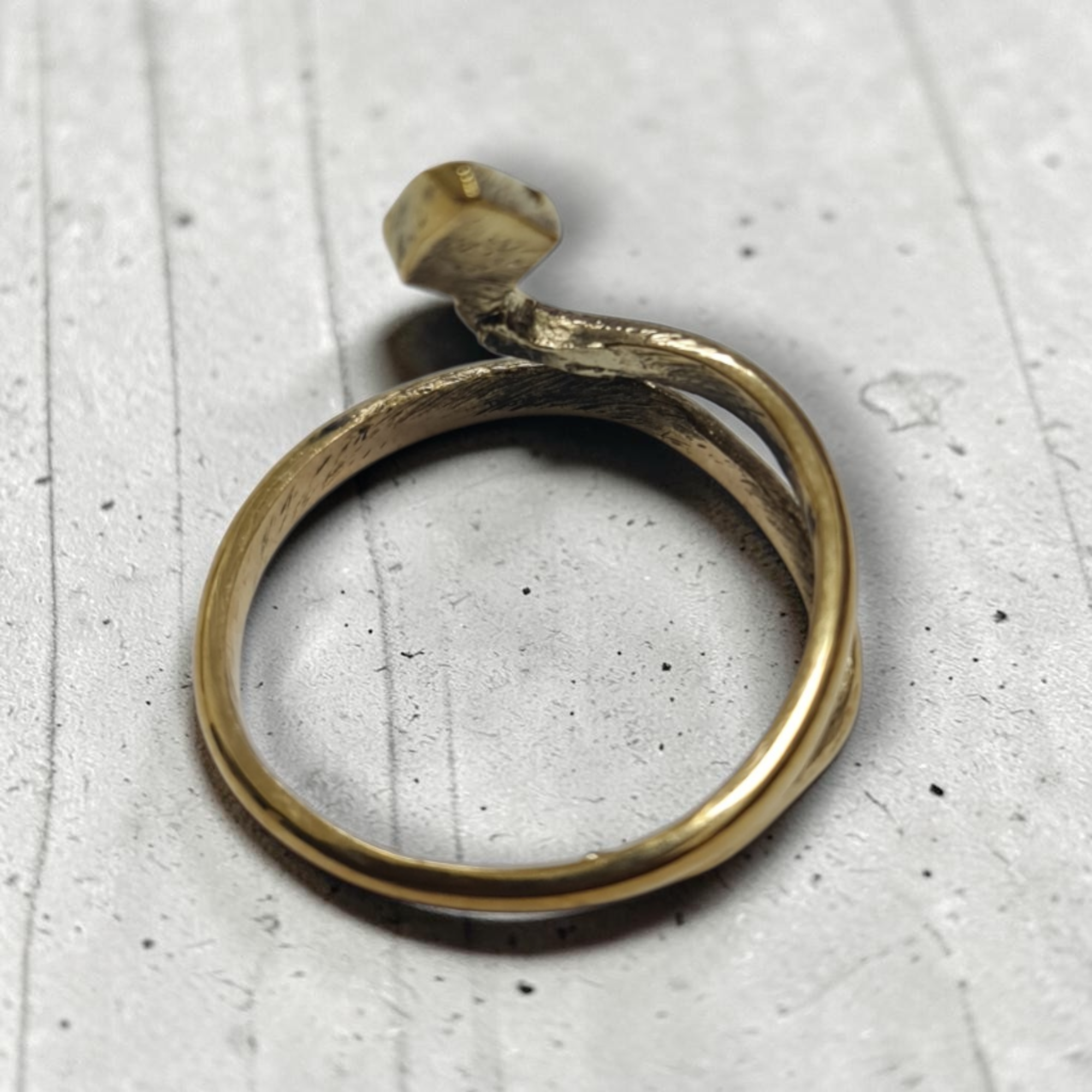 Anillo de protección , Vodun Akassel ,espíritu de la serpiente, Vodoun Fon de Benín - Imagen 3