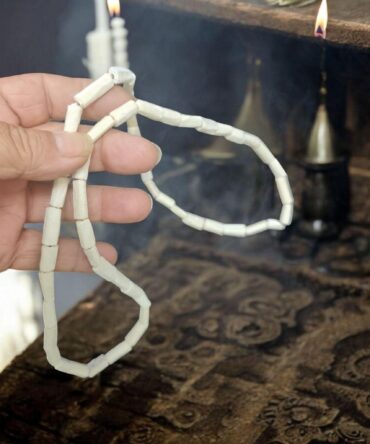 collar hueso , Amuleto protección Egguns colgante ritualizado Vodun , secretos del vodoun Fon