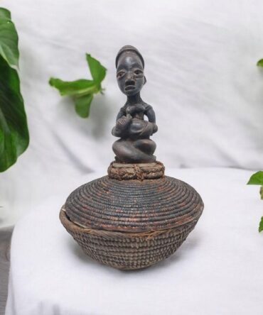 Fetiche Bakongo del Congo - Escultura Tribal de Galería (37 cm)