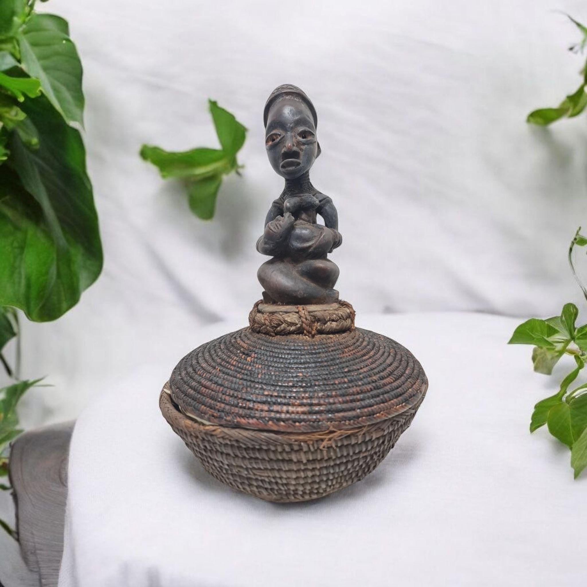 Fetiche Bakongo del Congo - Escultura Tribal de Galería (37 cm)