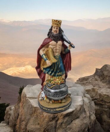 Estatua Dios Dagda , dioses mitologicos , articulos esotéricos y religiosos , pintado a mano