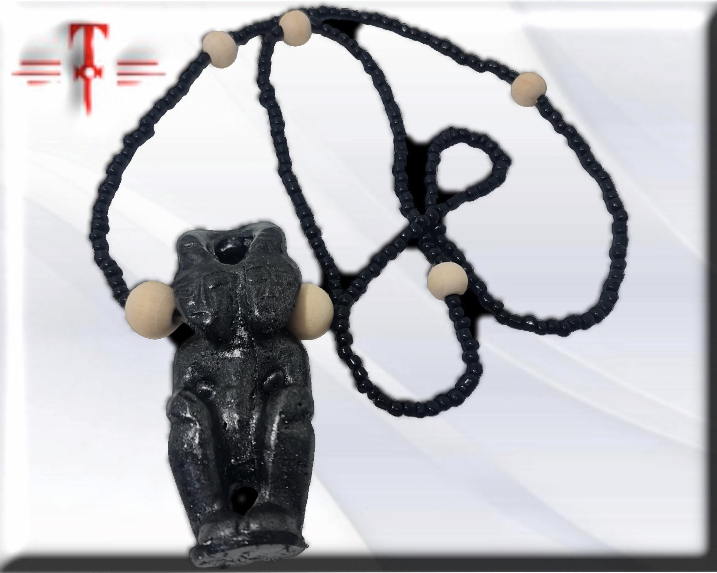 Egguns twins protection amulet Vodun ritualized pendant, secrets of the vodoun Fon, Contact with the egguns - Imagen 3