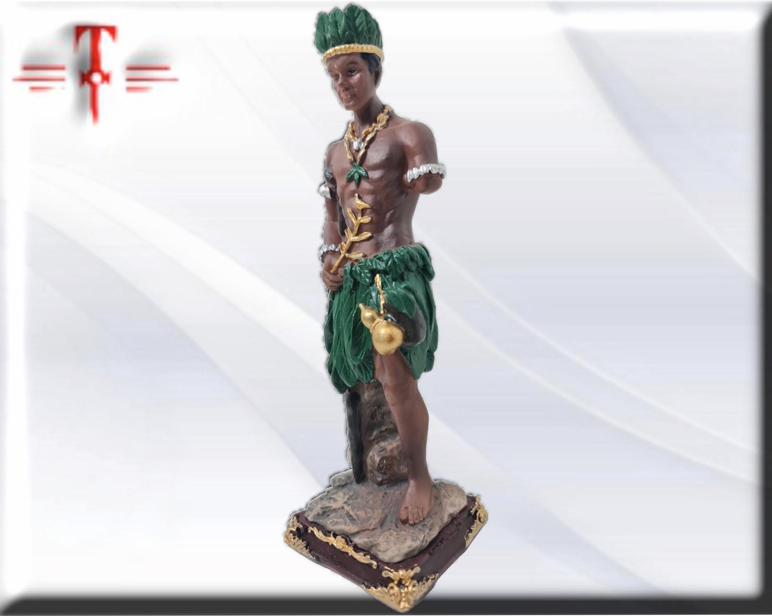 Estatua del Orisha Osain , productos de Santería , Deidad de la Selva - Imagen 2