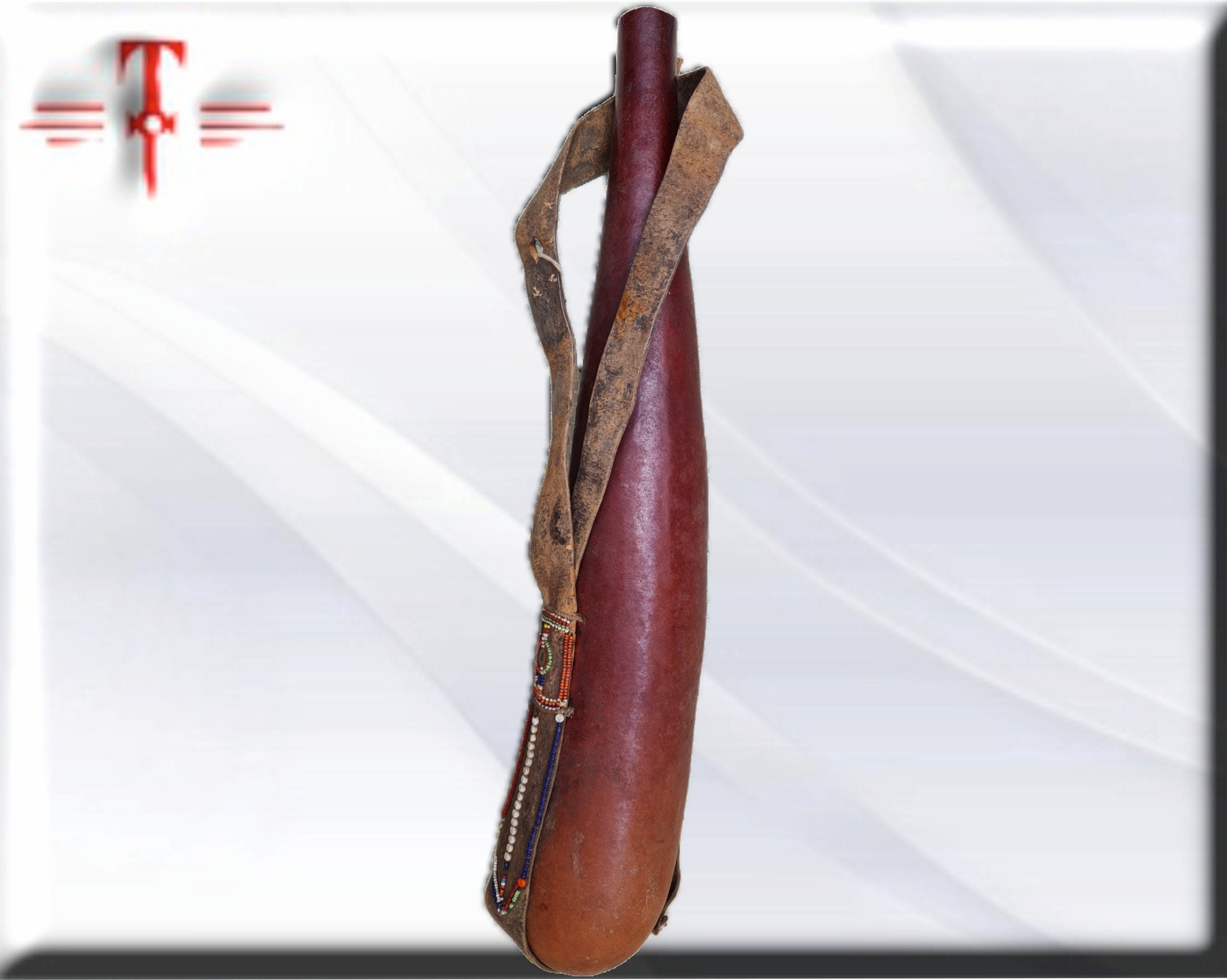 Contenedor calabaza , arte Africano , Galería de arte , hecho a mano - Imagen 4