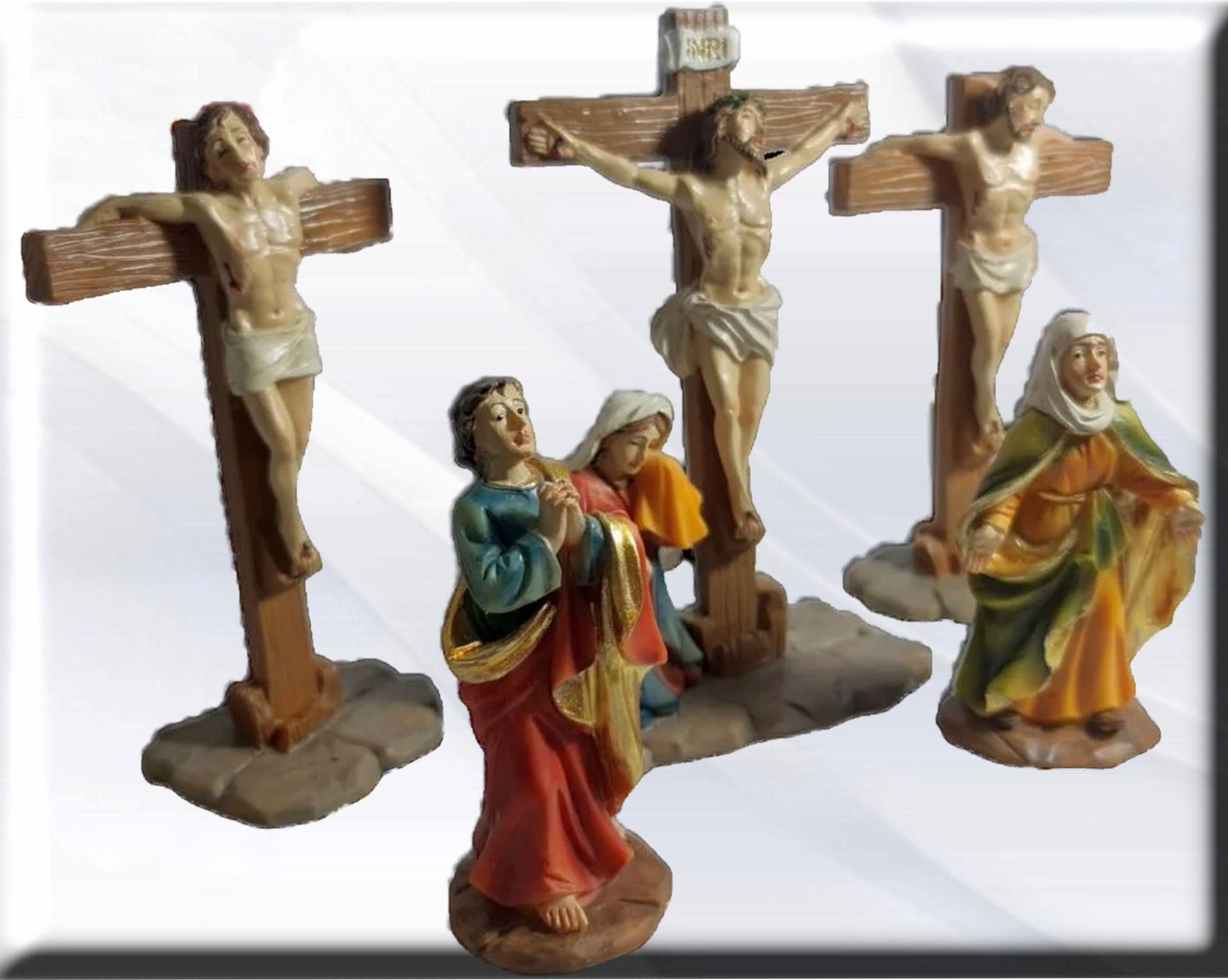 Jesus entre ladrones . Catholic Saints and Virgins, Religious products, - Imagen 4