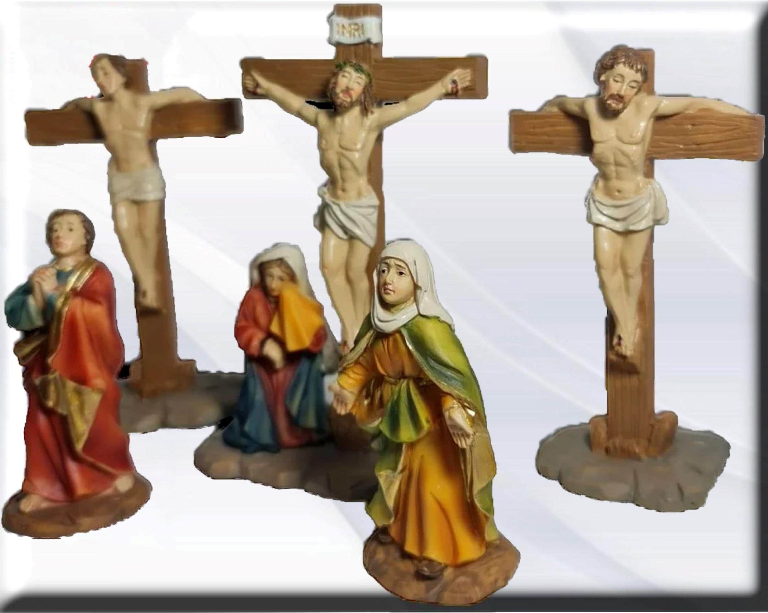 Jesus entre ladrones . Catholic Saints and Virgins, Religious products, - Imagen 3
