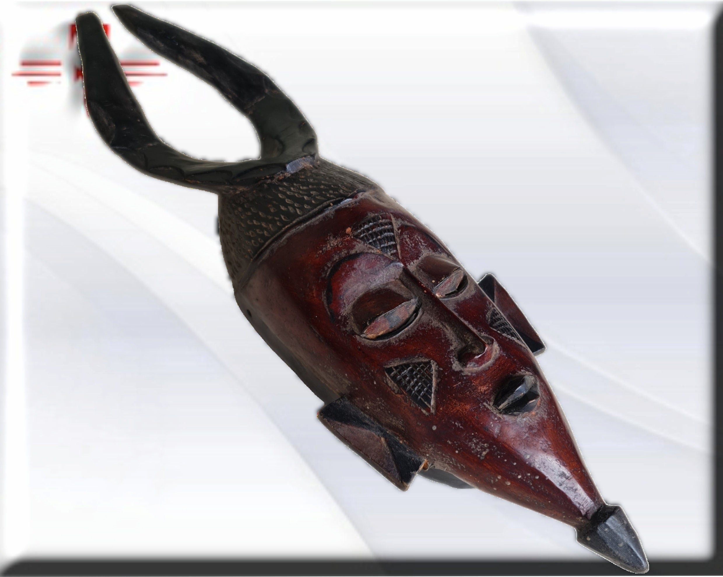 Máscara Igala Nigeria , arte Africano , galería de arte , antiguo - Image 2