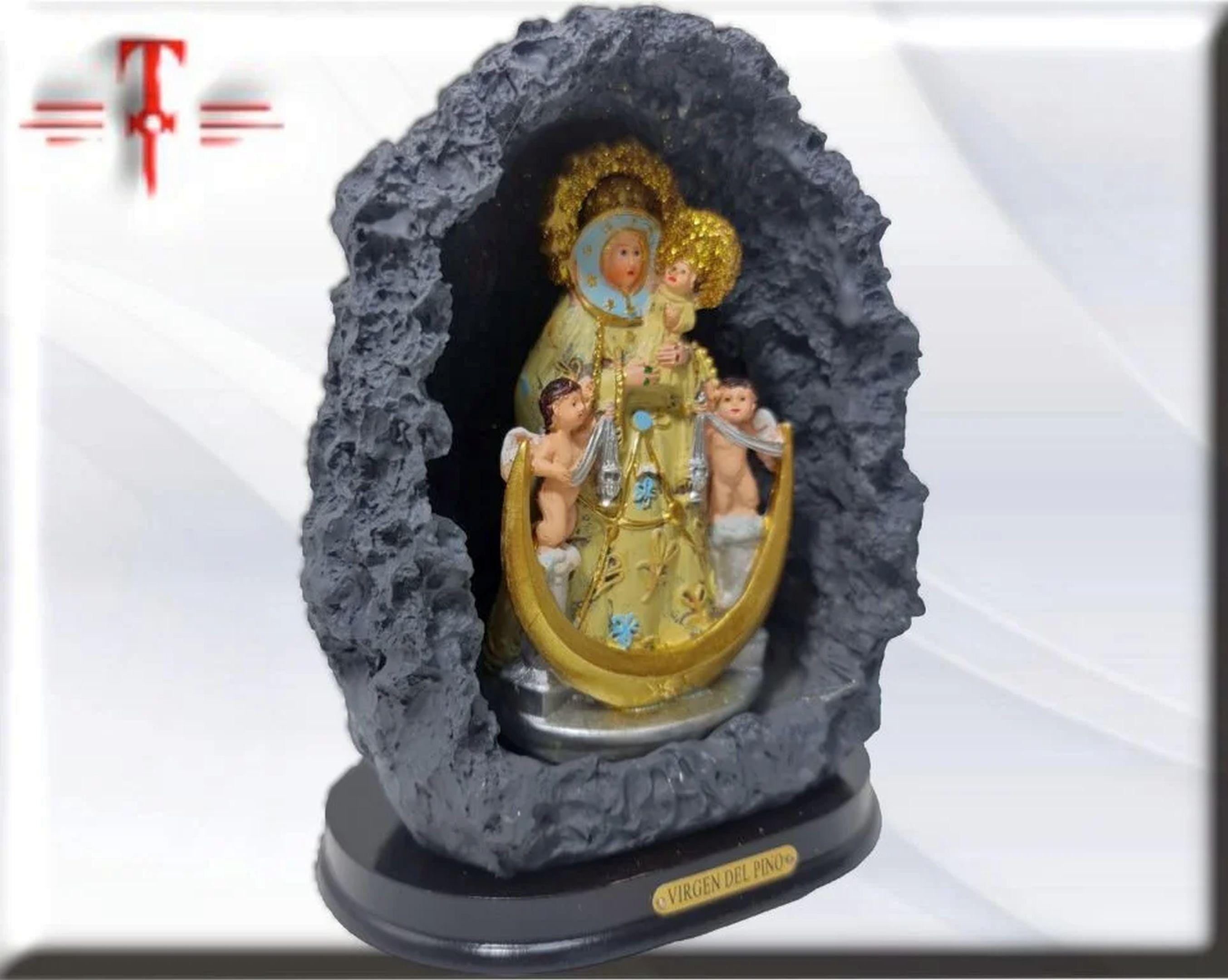 Virgen del Pino en cueva , Santos y Vírgenes católicos , productos Religiosos - Image 4