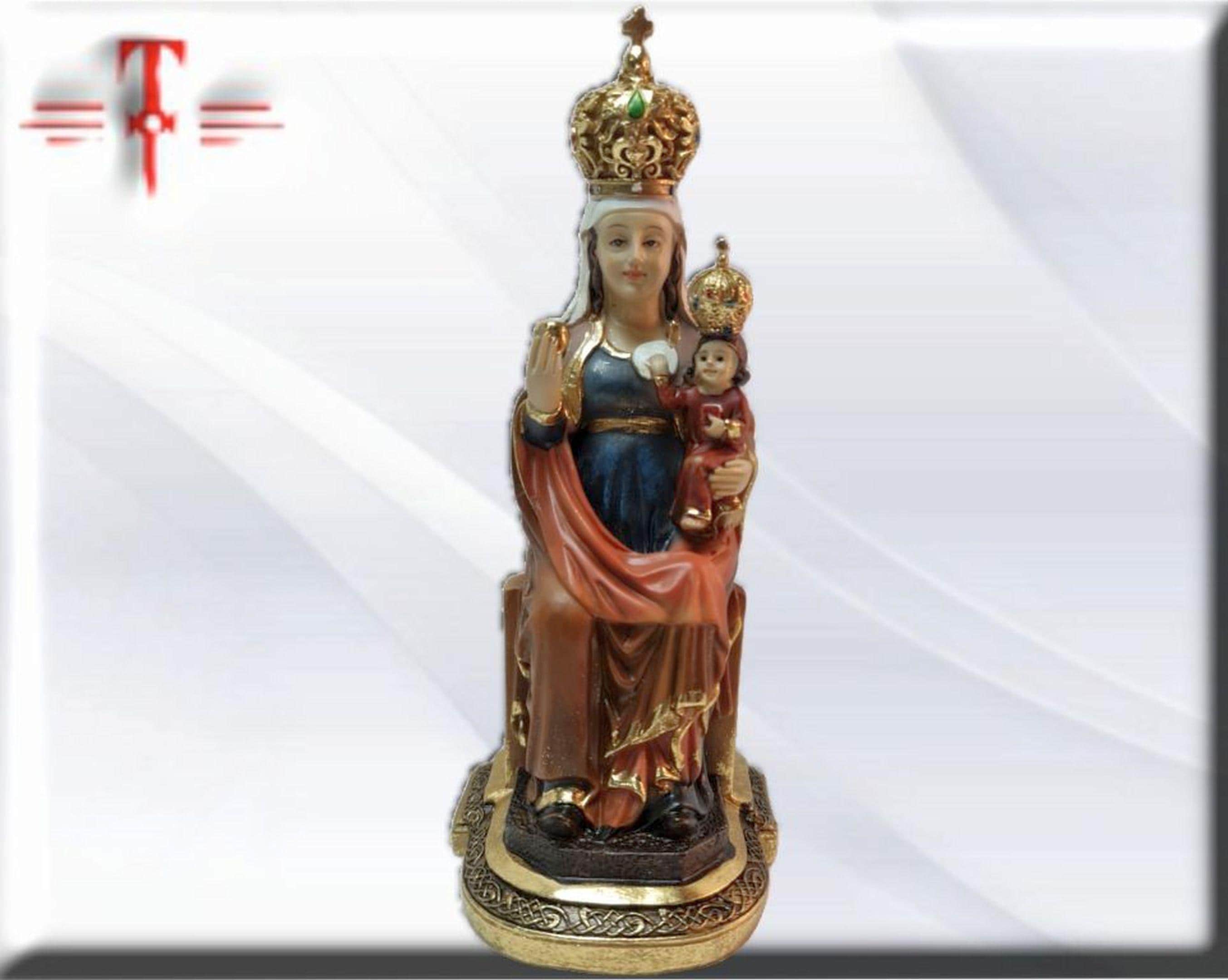 Figura de la Virgen de San Lorenzo en Resina Premium – 20 cm , productos Religiosos - Image 2