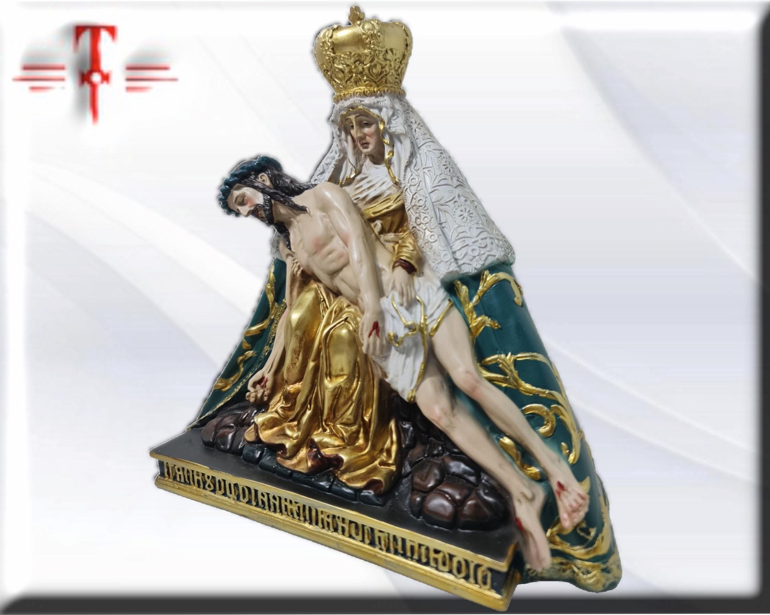 Figura de la Virgen del Camino de León en Resina – 20 cm, productos Religiosos - Image 3