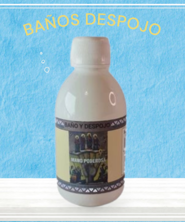 Mano poderosa , baño de despojo con propósito, limpiezas energéticas
