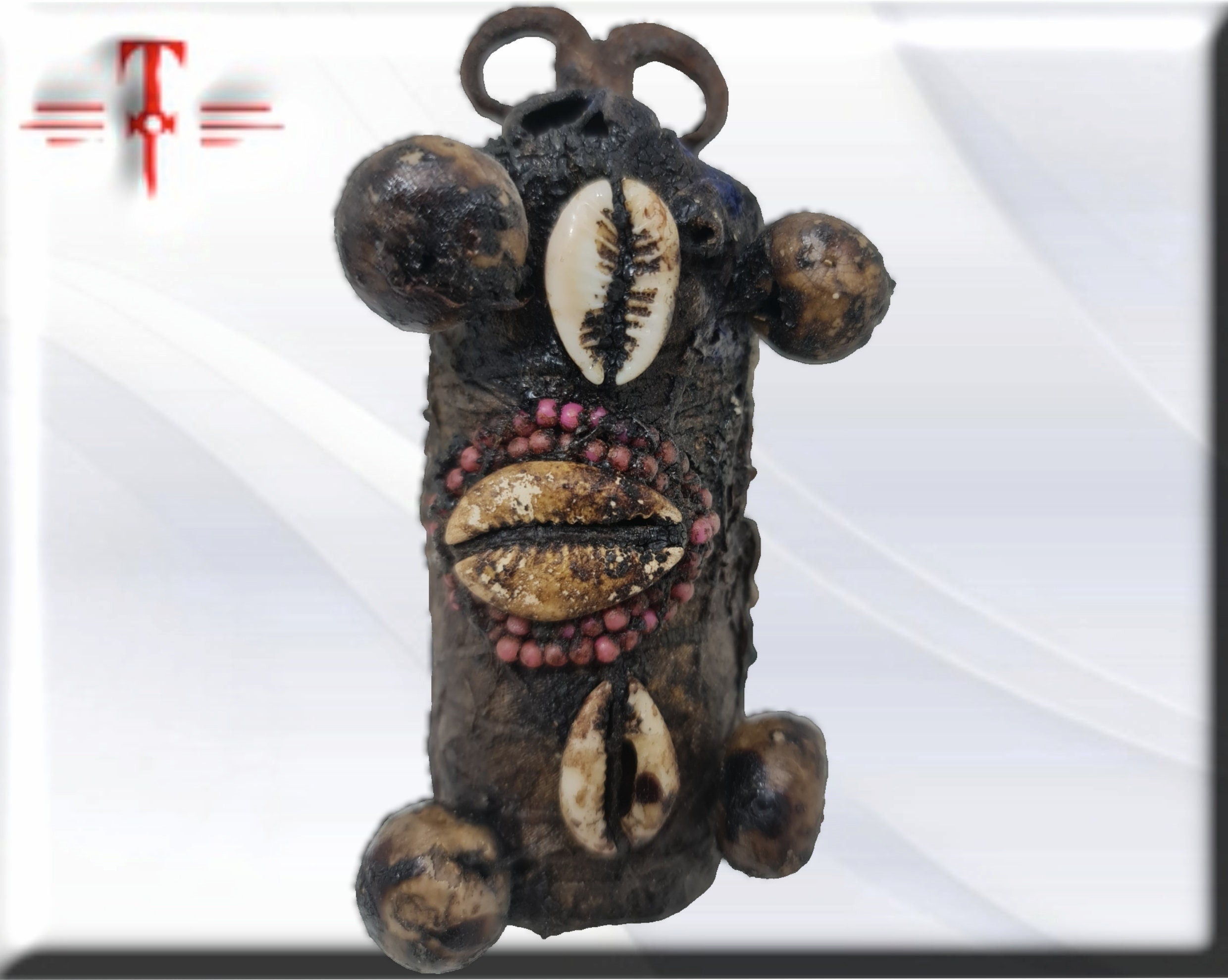 Amuleto Fetiche kesinɔnuwo, proteccion , riquezas, producto original de Benin - Imagen 5