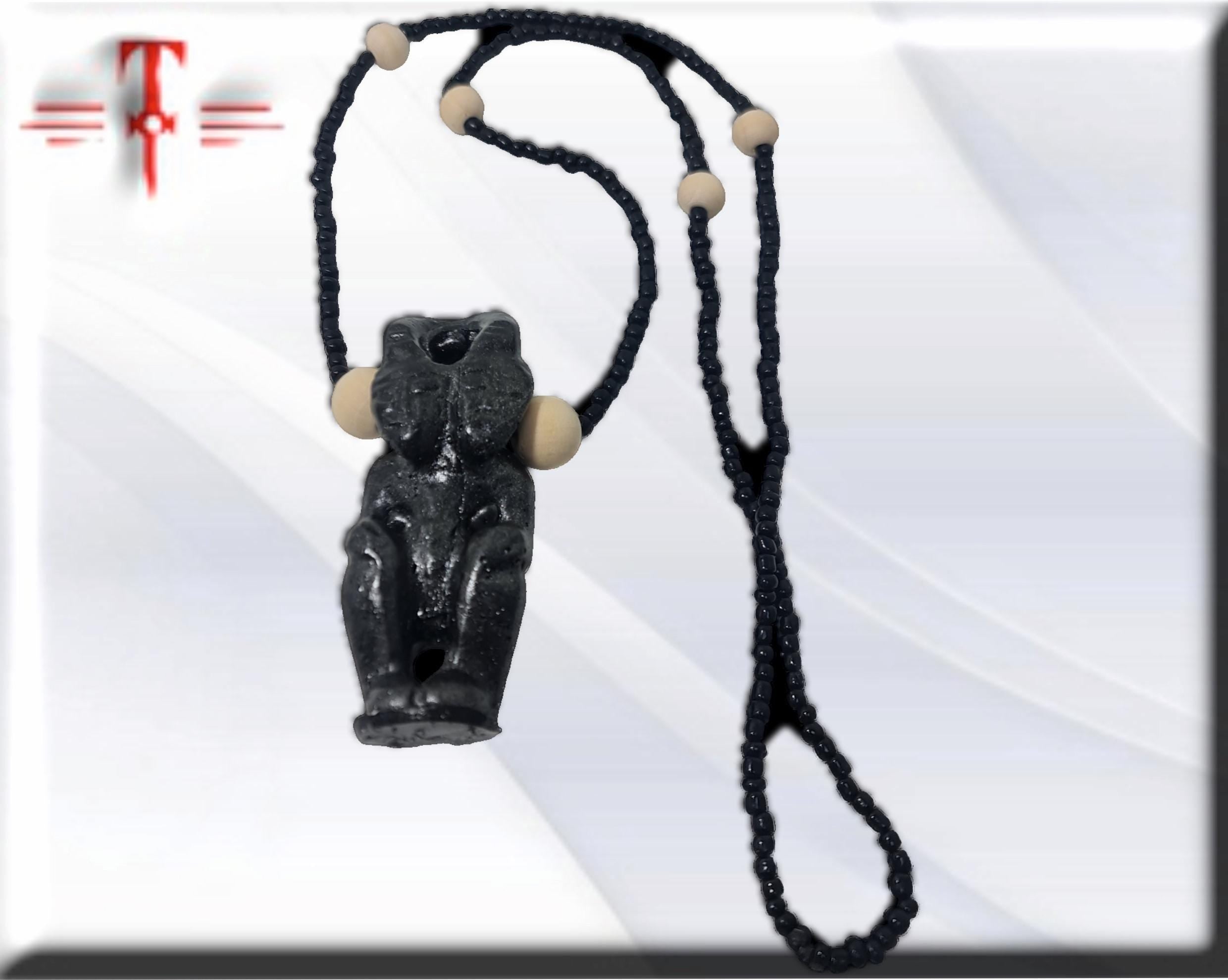 Egguns twins protection amulet Vodun ritualized pendant, secrets of the vodoun Fon, Contact with the egguns - Imagen 4