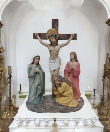 Cruz de Jesus con las 3 Marias . Catholic Saints and Virgins, Religious products,