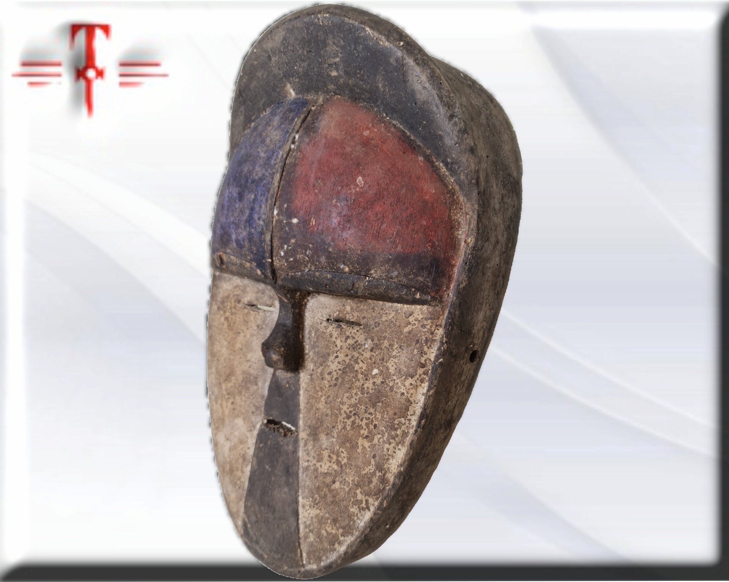 Antigua Máscara Dan (Liberia) – Principios del Siglo XX (32 cm) - Imagen 2