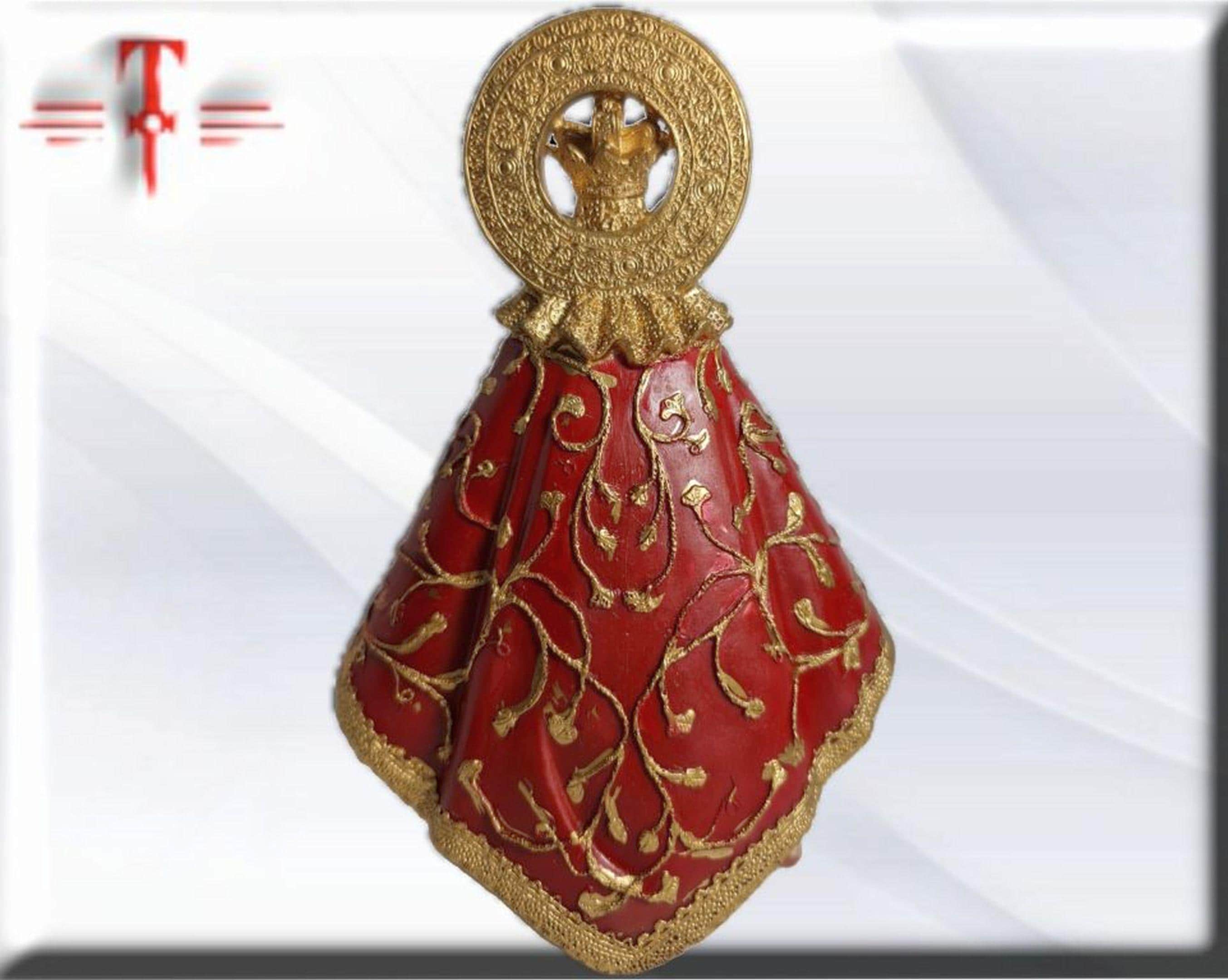 Figura de la Virgen de la Montaña (Cáceres) en Resina Premium – 17 cm , productos Religiosos - Image 5