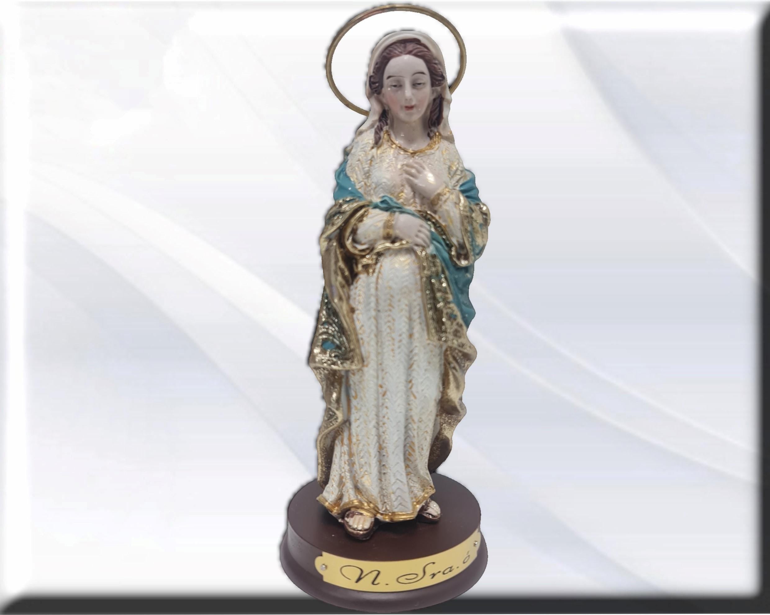 Nuestra Sra. de la O , Santos y Vírgenes católicos , productos Religiosos - Imagen 2