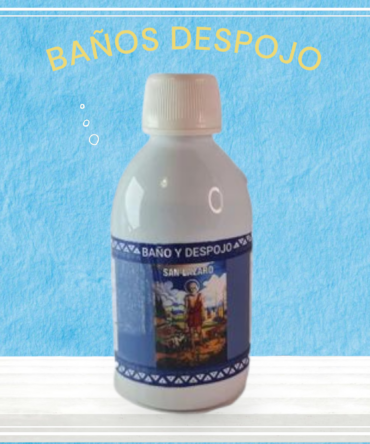 San lazaro, baño de despojo de 250ml formulado con hierbas y esencias sagradas