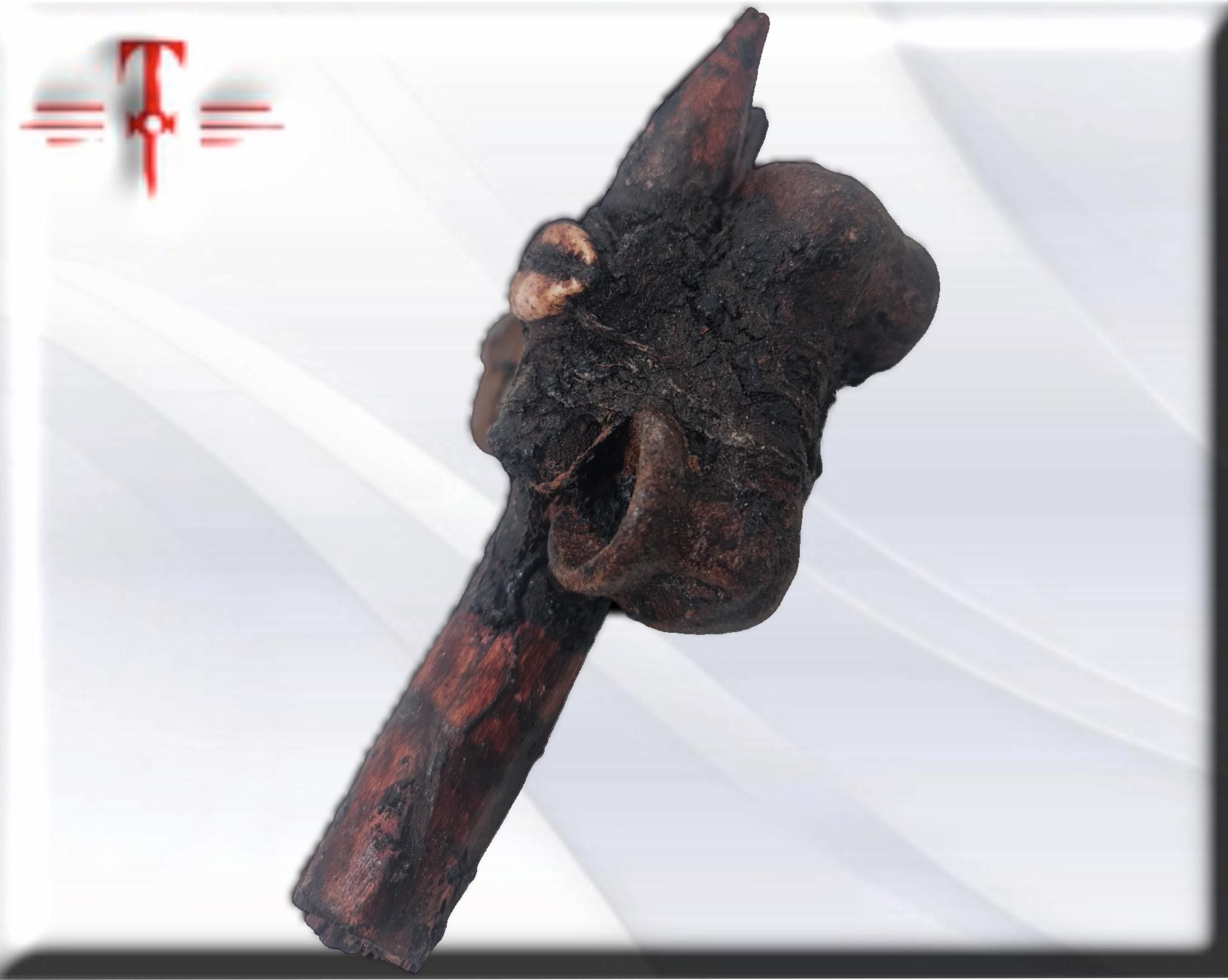 Fetiche Hacha de poder de Heviesso , Shangó , proteccion , evolucion, espiritualidad, producto original de Benin - Imagen 4