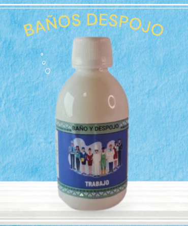 Conseguir trabajo , baño de despojo de 250ml formulado con hierbas y esencias sagradas