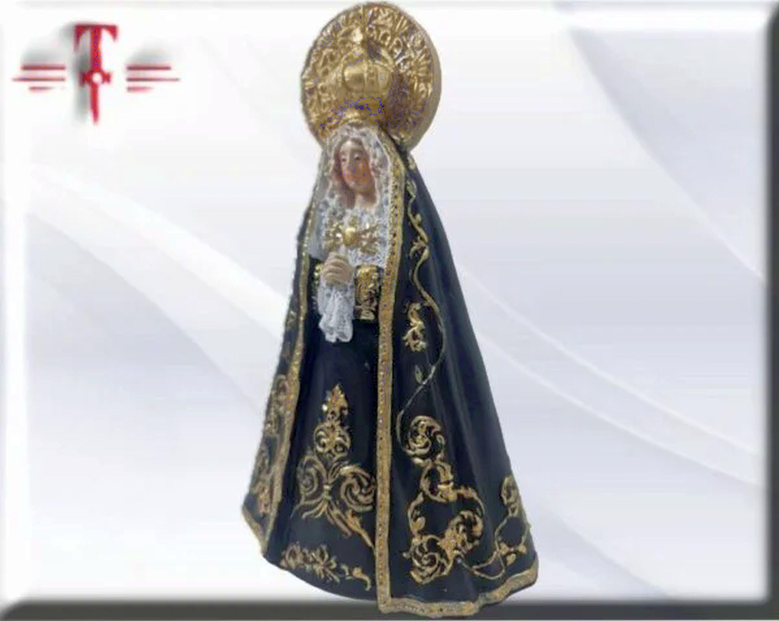 Figura de la Virgen de Los Volcanes (Lanzarote) en Resina Premium – 21 cm , productos Religiosos - Image 3