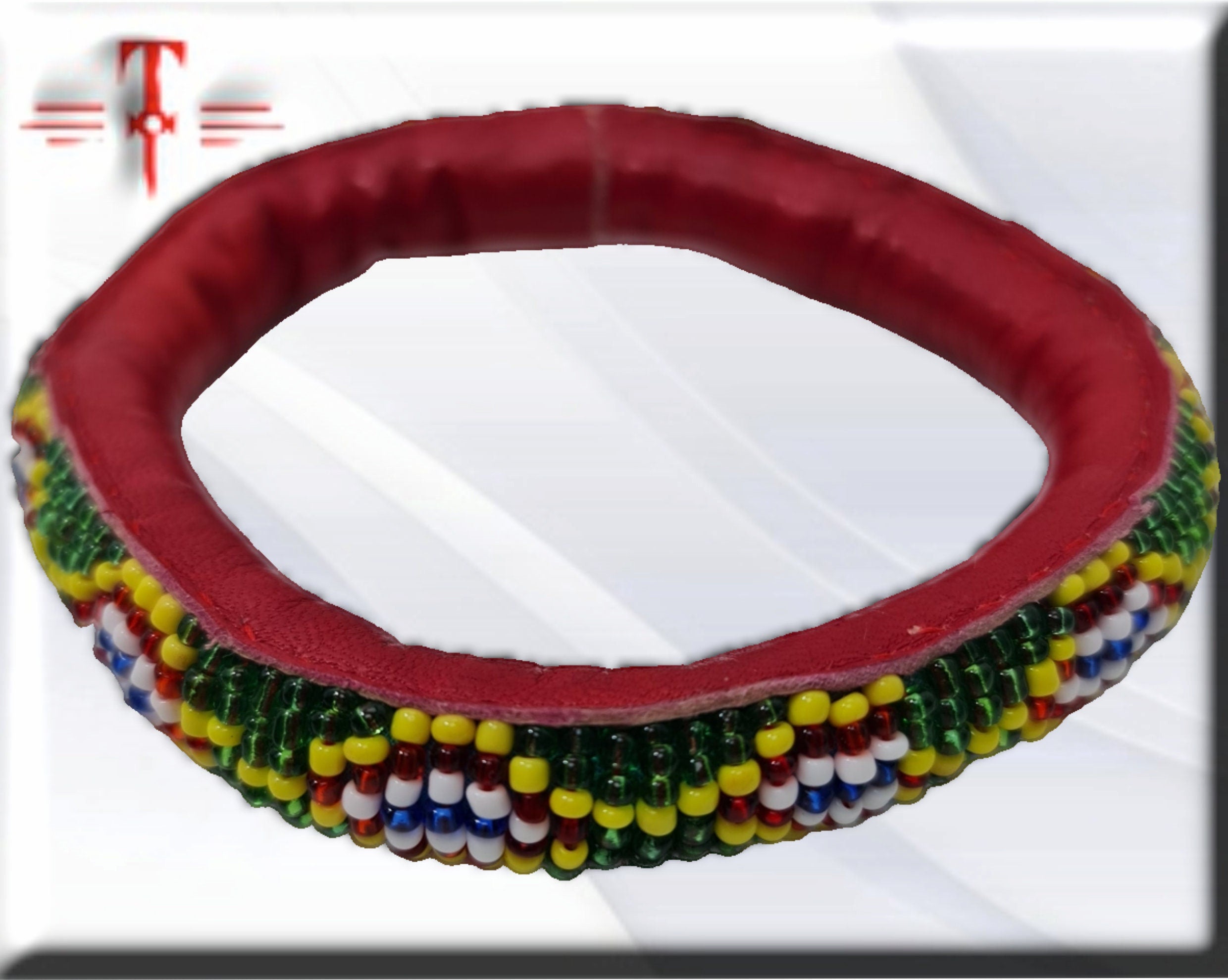 Brazalete de cuero suerte , Original from Benín Protection , amuleto - Imagen 3