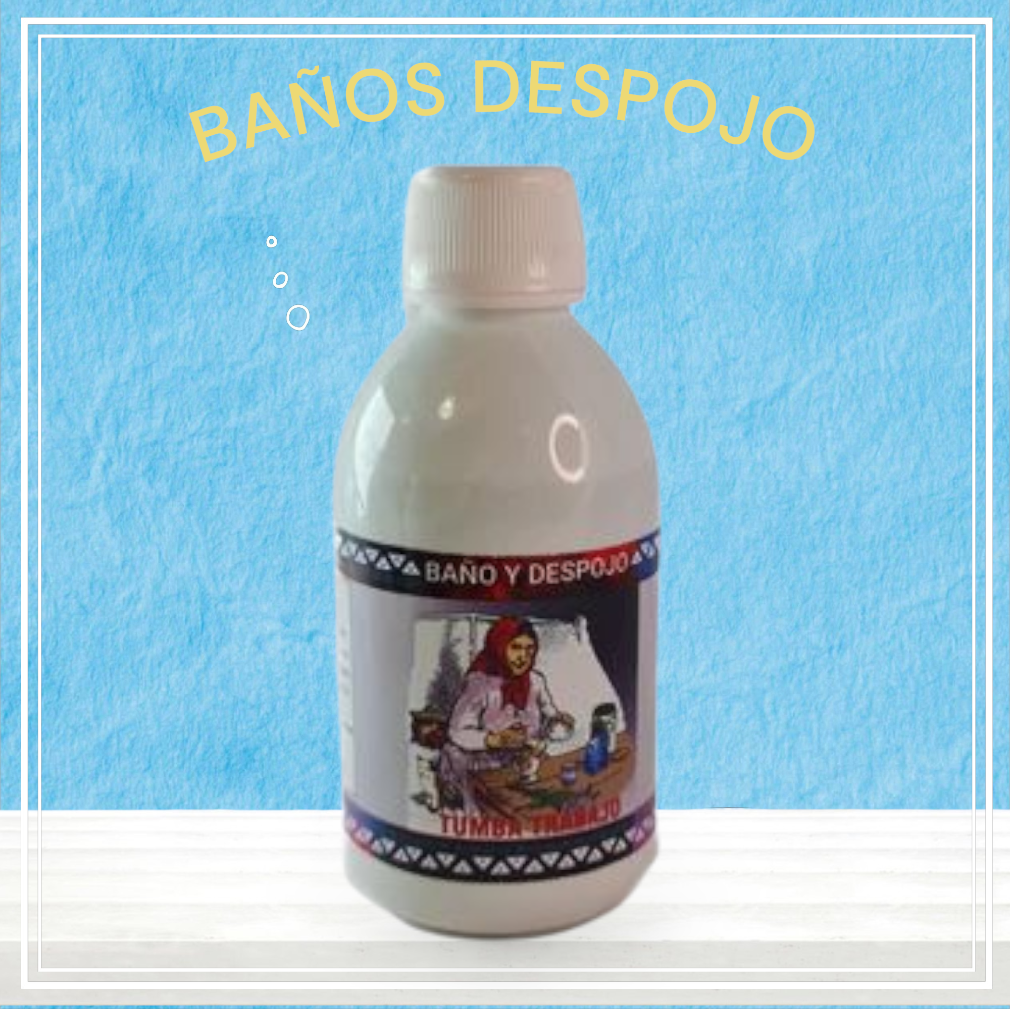 Tumba trabajo, baño de despojo de 250ml formulado con hierbas y esencias sagradas