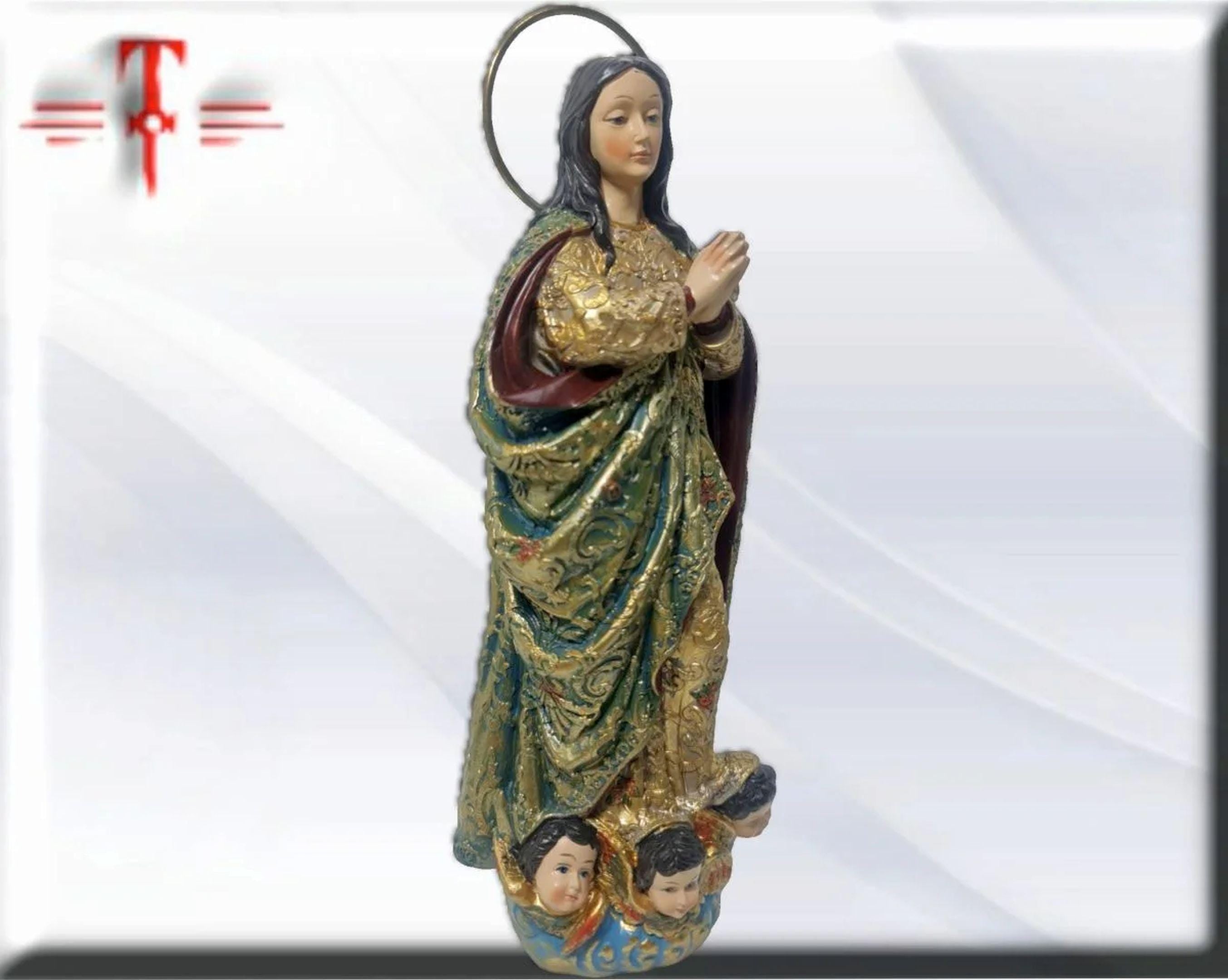 Figura de la Inmaculada Concepción "La Cieguita" en Resina Fina - Imagen 4