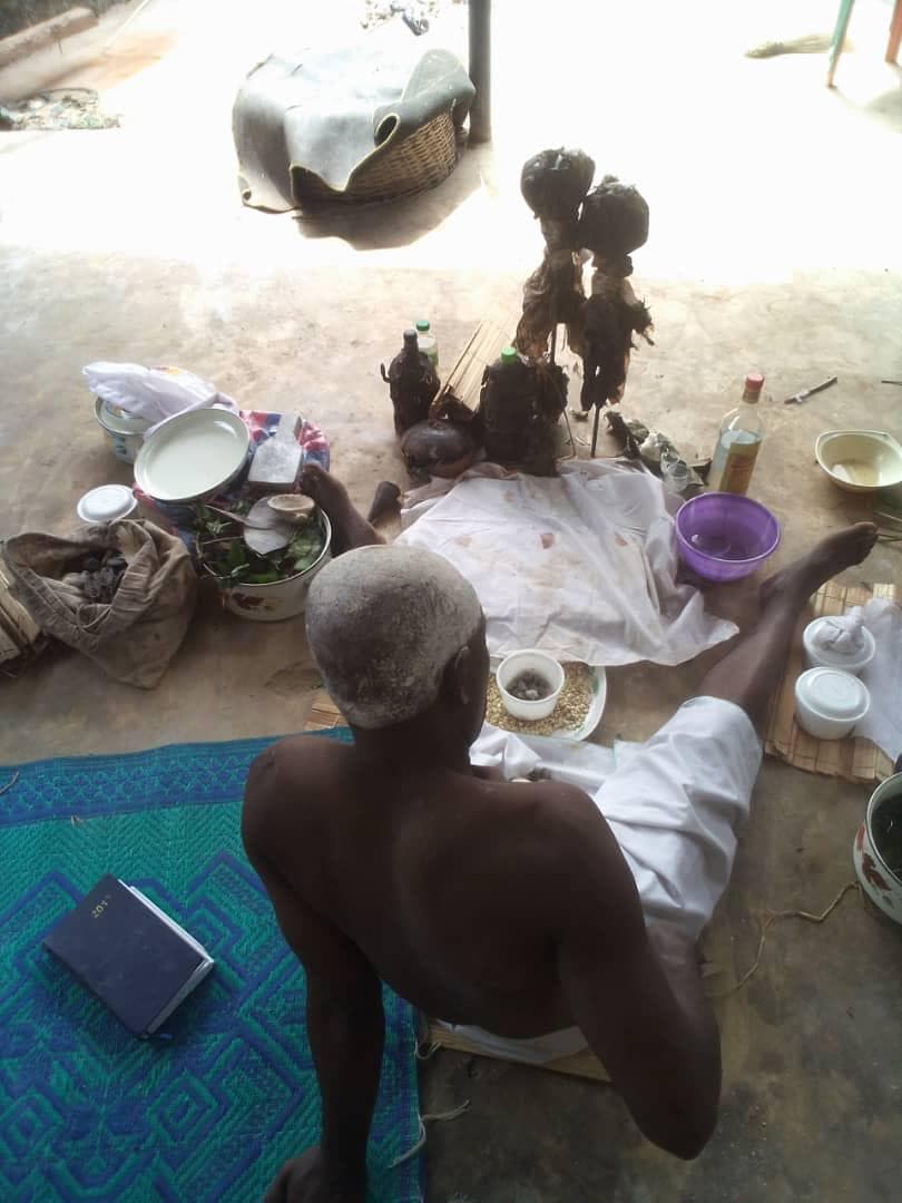 esain apeli, complemento que se utiliza para reforzar Ogun y diferentes divinidades , Voduns , African art , vudu , African vodoun - Imagen 9