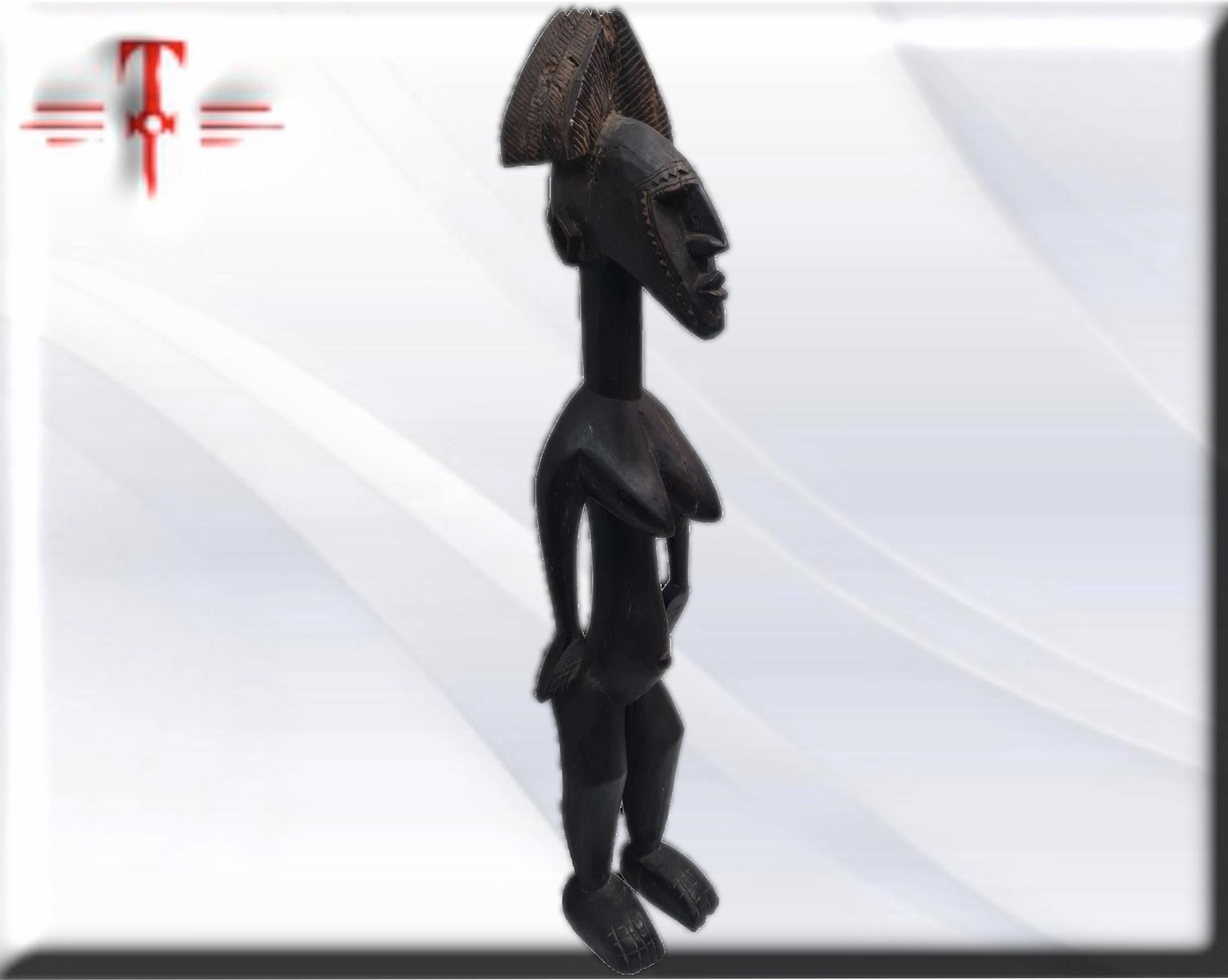 Fetiche africano Congo Tribal , arte Africano , Galería de arte , hecho a mano - Imagen 2