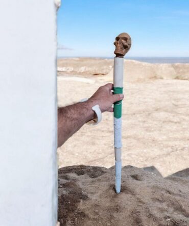 Bastón de carga Eggun , santería , Palo Mayombe , voodoo