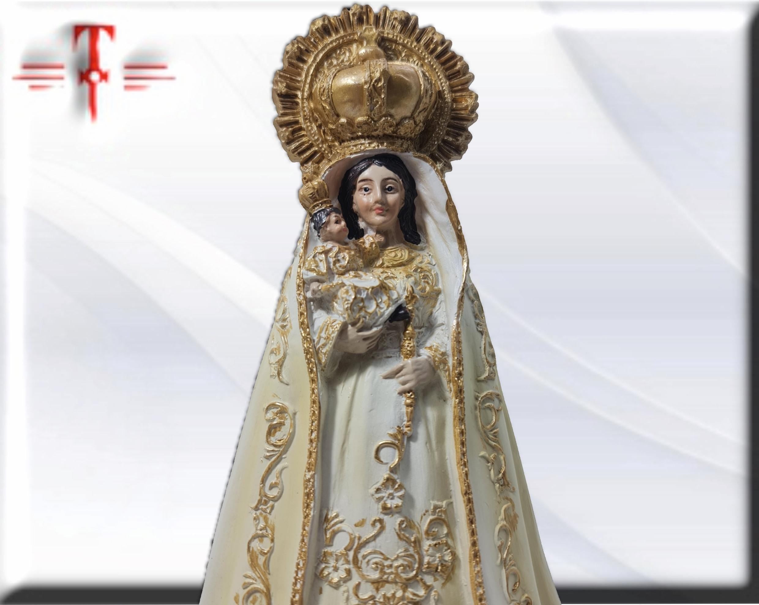 Figura de la Virgen de los Reyes (El Hierro) en Resina Premium – 20 cm , productos Religiosos - Image 8
