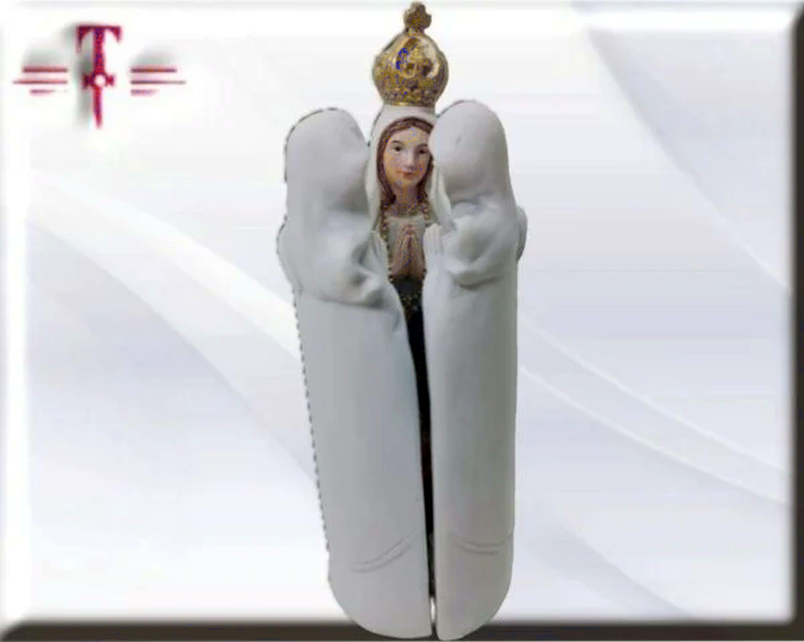 Tríptico Fátima con pastores , Santos y Vírgenes católicos , productos Religiosos - Imagen 4